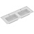 Раковина Ideal Standard Strada II 124 T300501 двойная Евробелая