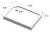 Акриловый поддон для душа BelBagno Tray L 120x80x15 Белый L с антискользящим покрытием