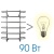Полотенцесушитель Energy Nova 800x600 электрический хром