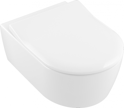 Унитаз Villeroy&Boch Avento Plus Pack 5656RSR1 подвесной с сиденьем Микролифт
