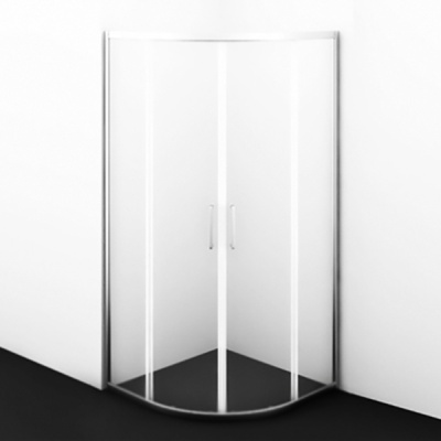 Душевой уголок WasserKRAFT Main 100x100 41S23 Хром Прозрачный