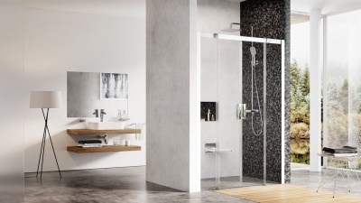 Душевая дверь Ravak Matrix MSD4-200 0WKK0U00Z1 профиль Сатин стекло Transparent