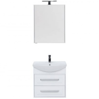 Комплект мебели для ванной Aquanet Остин 75 213134 подвесной Белый глянец