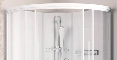 Душевая кабина Radomir Паола 2 103x103 1-05-1-0-0-0580 профиль Белый стекло прозрачное