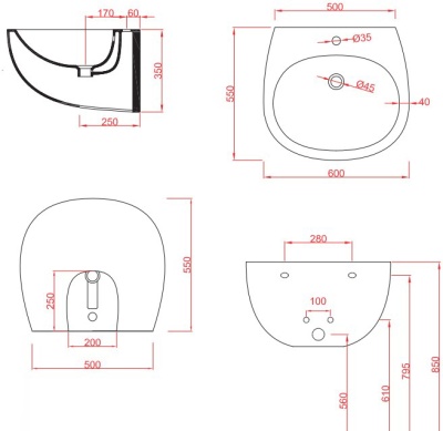 Раковина Artceram File 2.0 60 FLL001 01 00 Белая