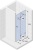 Душевая дверь Riho Scandic M105 90 GX0009202 R профиль Хром стекло прозрачное