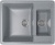 Кухонная мойка Mixline ML-GM21-309 525168 Темно-серая