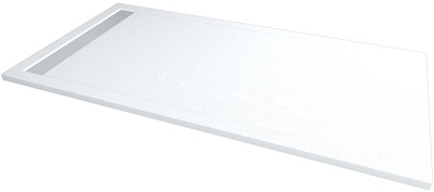 Душевой поддон из искусственного камня RGW STM-128W 80х120x2,5 Белый