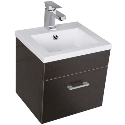 Тумба с раковиной Aquanet Нота 50 231067 подвесная Венге