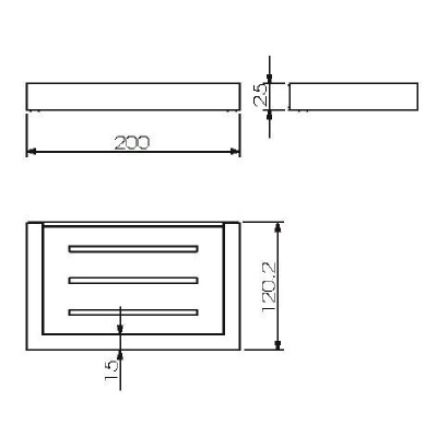 Мыльница Langberger Vico 30060A Хром