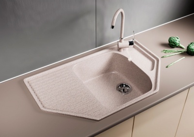 Кухонная мойка Mixline ML-GM24-302 525192 Песочная