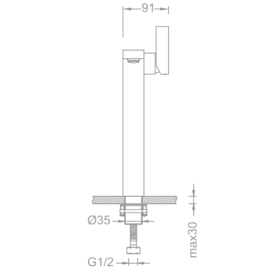 Смеситель для раковины Schein Swing 43221/8007002 Хром