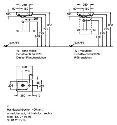 Раковина Geberit (Keramag) it! 271940000 Белая