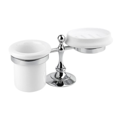 Стакан и мыльница Cezares Olimp STT 01 Хром