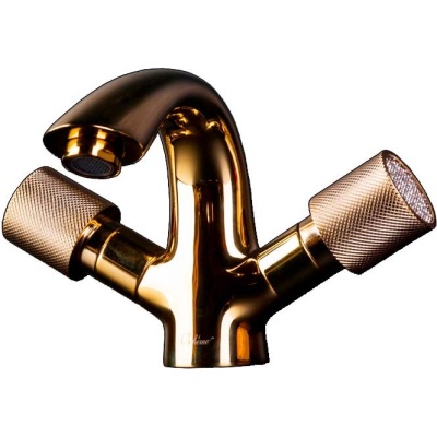 Смеситель для раковины Boheme Royal Cristal 291-Royal/CRST Золото