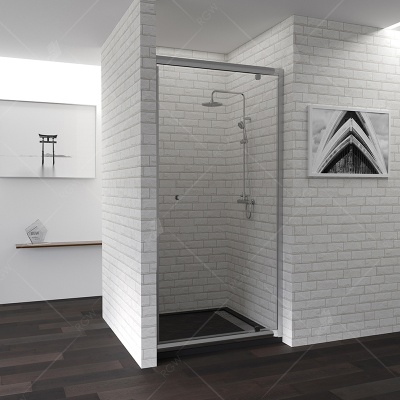 Душевая дверь в нишу RGW Passage PA-05 90 профиль Хром стекло прозрачное