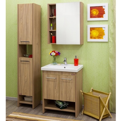 Тумба с раковиной Sanflor Мехико 70 Н0000001167 Швейцарский вяз