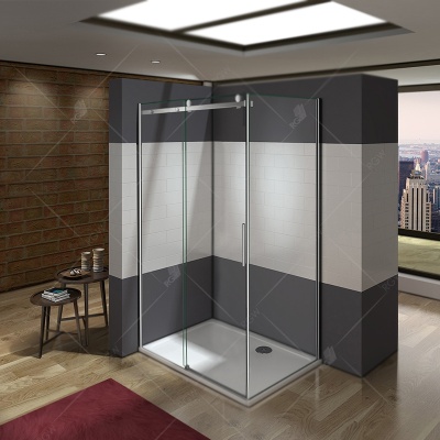 Душевой уголок RGW Tornado TO-45 160x90 профиль Хром стекло прозрачное