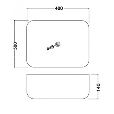 Раковина-чаша Jaquar JDS 50 JDS-WHT-25909 Белая