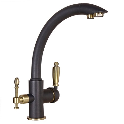 Смеситель для кухни Milacio Грасия F6500.301 Шварц