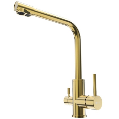 Смеситель для кухни Lemark Expert LM5061G Золото