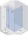 Душевой уголок Riho Scandic Mistral M203 160x90 GX0902601 L профиль Хром стекло прозрачное