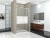 Душевая дверь в нишу Good Door Infinity WTW-120 120 профиль Хром стекло прозрачное