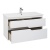 Тумба под раковину Aquanet Модена 100 198489 подвесная Белый глянец