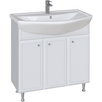 Тумба под раковину San Star Афина 80 119.1-1.4.1. Белая