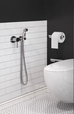 Гигиенический душ со смесителем Kludi Bozz 389990576 Хром