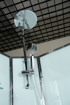 Душевая кабина BelBagno Uno 80x80 UNO-CAB-A-2-80-P-CR профиль Хром стекло ﻿тонированное