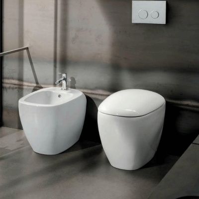 Биде Keramag Citterio 233500000 Белое альпин