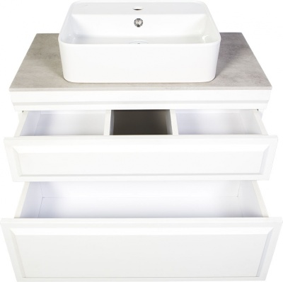 Тумба с раковиной Orange Modi 75 Modi-75TU+RA подвесная Белая