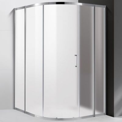 Душевой уголок Cezares Molveno R-11 120х120 MOLVENO-R-11-90+30-P-Cr профиль Хром стекло рифленое
