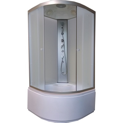 Душевая кабина Parly Tomorrow ET901N 90х215 профиль Сатин стекло жемчужное