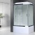 Душевая кабина Royal Bath BP 100х80 RB8100BP3-WC-CH-L с гидромассажем профиль Хром задняя стенка Белая