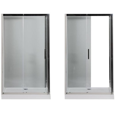 Душевой уголок Aquanet Delta NPE1131 140x80 профиль Хром, стекло прозрачное