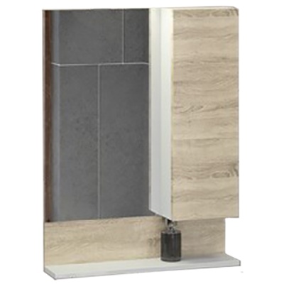 Зеркало со шкафом Comforty Рига 60 4142211 Дуб сонома