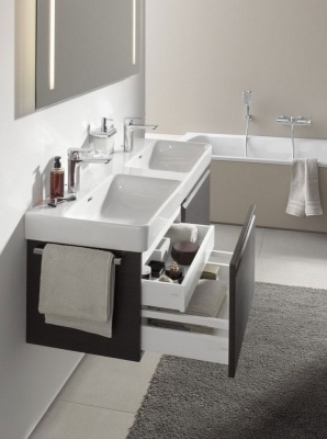 Тумба под раковину Laufen Pro New 130 подвесная Белая глянцевая