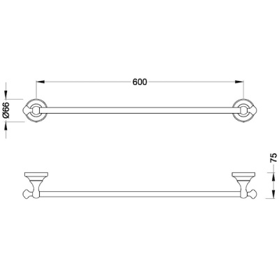 Держатель для полотенец Schein Saine Gold 7053037VF Золото