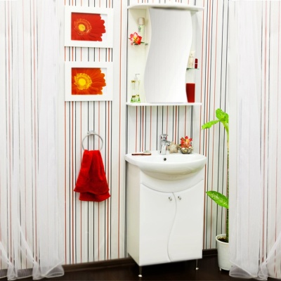 Тумба с раковиной Sanflor Лина 65 Н0000000587 Белая