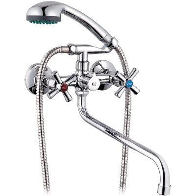 Смеситель для ванны G-Lauf QMT7-A722 универсальный Хром