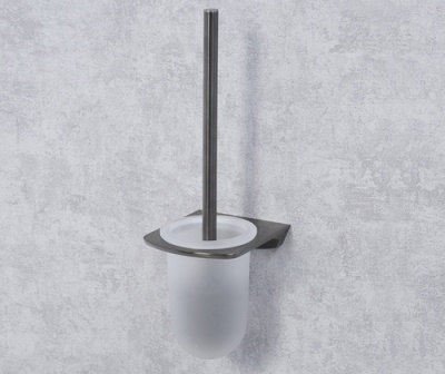 Ершик для унитаза WasserKRAFT Wiese K-8927 Оружейная сталь