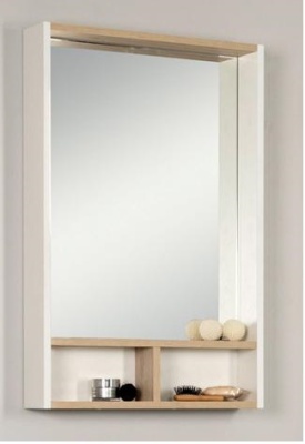 Зеркало Акватон Йорк 55 1A173202YOAD0 белый / дуб сонома