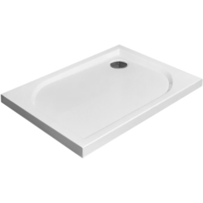 Акриловый поддон для душа Radaway Delos D 100x75x5,5 Белый