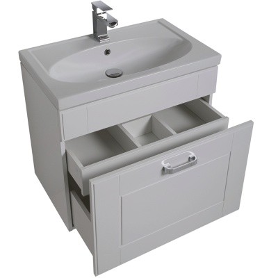 Комплект мебели для ванной Aquanet Рондо 70 195706 подвесной Белый