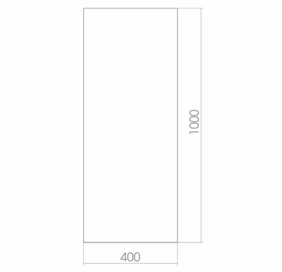Зеркало Mixline Комфорт 40 525024 с полированной кромкой