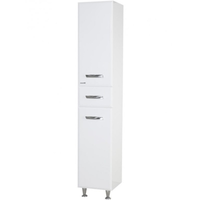 Шкаф пенал Bellezza Балтика 35 L Белый