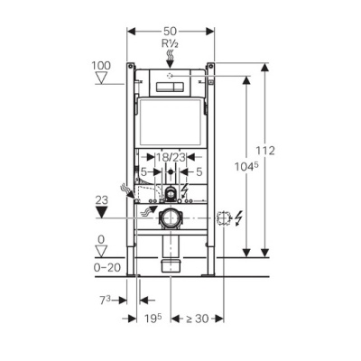 Комплект унитаза BelBagno Alpina BB10100CHR с инсталляцией Geberit Duofix Plattenbau Delta UP100 458.125.21.1 с сиденьем Микролифт и клавишей смыва Хром