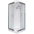Душевая кабина Royal Bath HP 90х90 RB90HP1-M-CH стекло матовое задняя стенка Белая